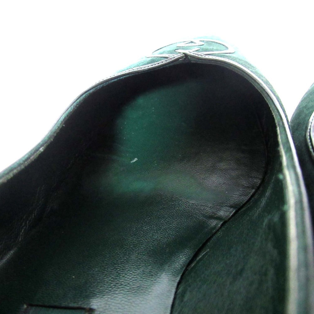 Gucci GG Leather Trim Suede Pumps