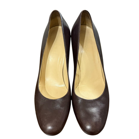 Gucci Leather Almond Toe Pumps