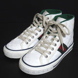 Gucci Tennis 1977 GG Canvas High Top Sneakers