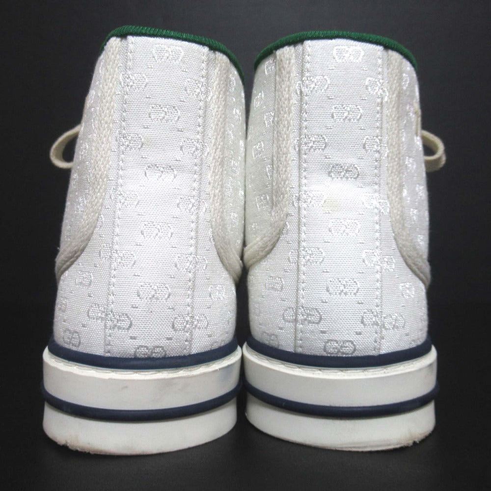 Gucci Tennis 1977 GG Canvas High Top Sneakers