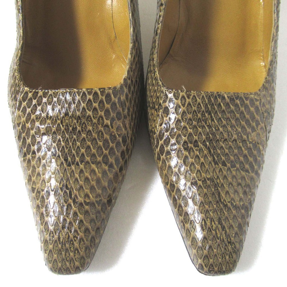 Gucci Python Leather Pumps
