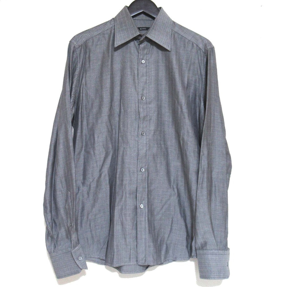 Gucci Herringbone Long Sleeve Shirt