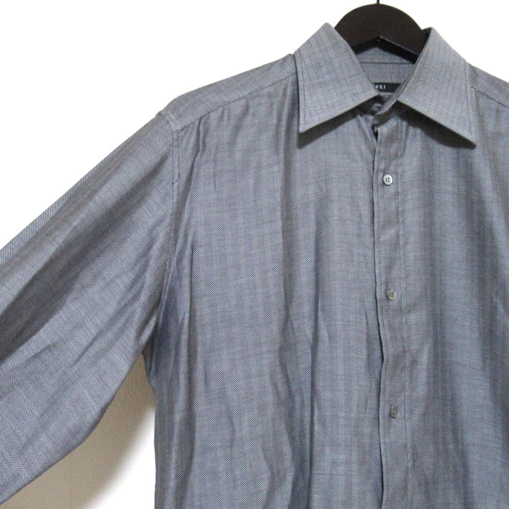 Gucci Herringbone Long Sleeve Shirt