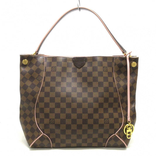 Louis Vuitton Kaisa Hobo Tote Bag Rose Ballerine Damier Canvas