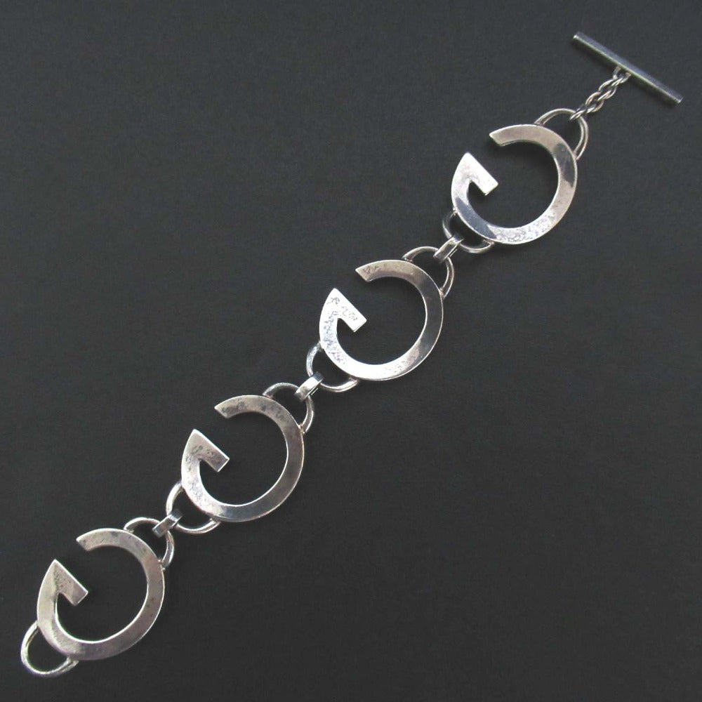 Gucci G Logo 925 Silver Bracelet