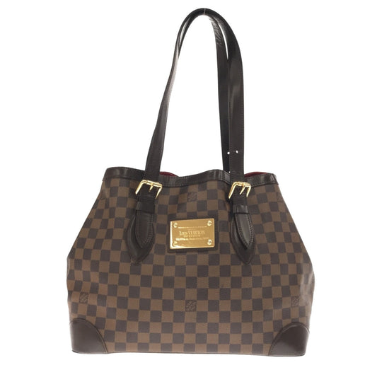 Louis Vuitton Hampstead MM Shoulder Bag Ebene Damier Canvas