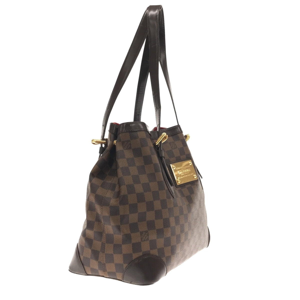 Louis Vuitton Hampstead MM Shoulder Bag Ebene Damier Canvas