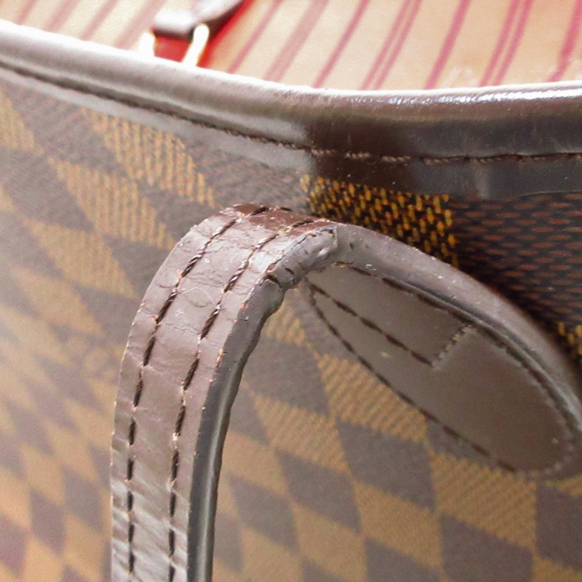 Louis Vuitton Neverfull MM Damier Canvas Tote Bag