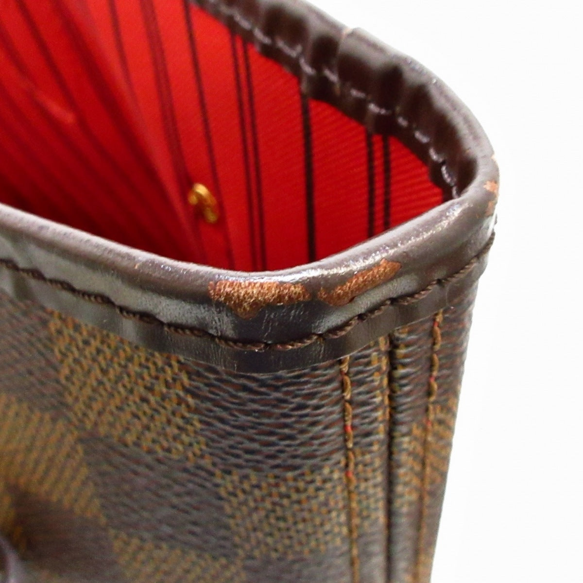 Louis Vuitton Neverfull MM Damier Canvas Tote Bag