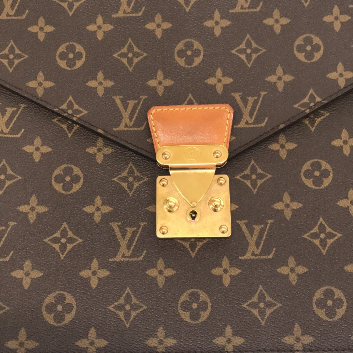 Louis Vuitton Monogram Canvas Serviette Consier Business Bag