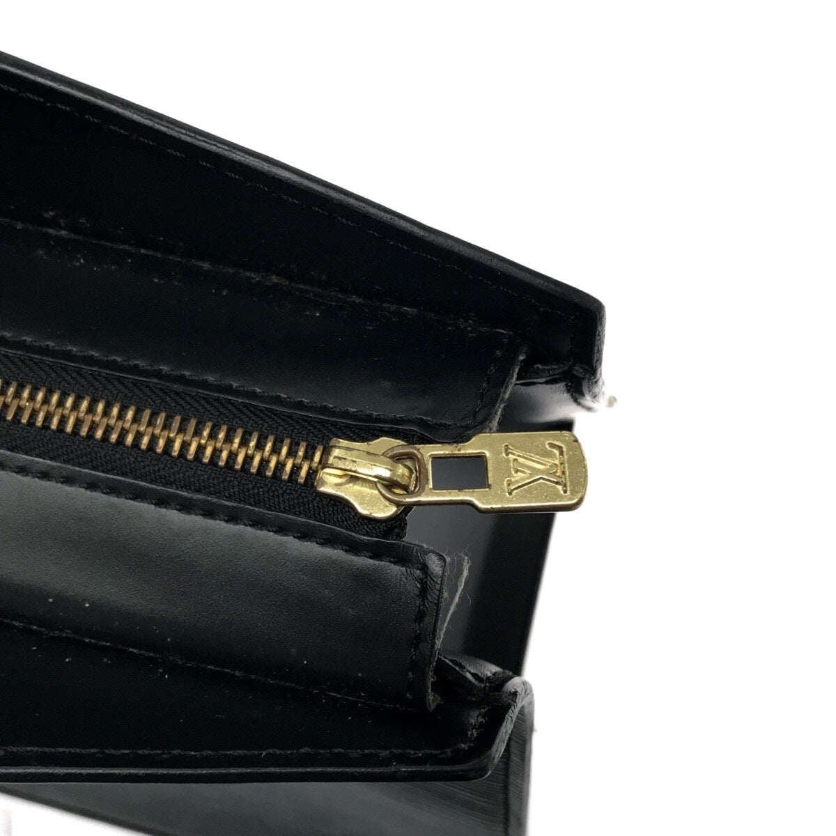Louis Vuitton Riviera Handbag Epi Leather Handbag Black