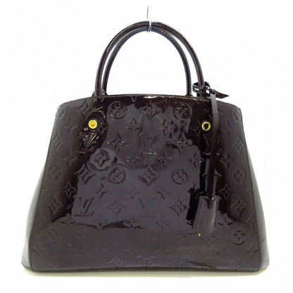 Louis Vuitton Montaigne MM  Patent Leather Handbag
