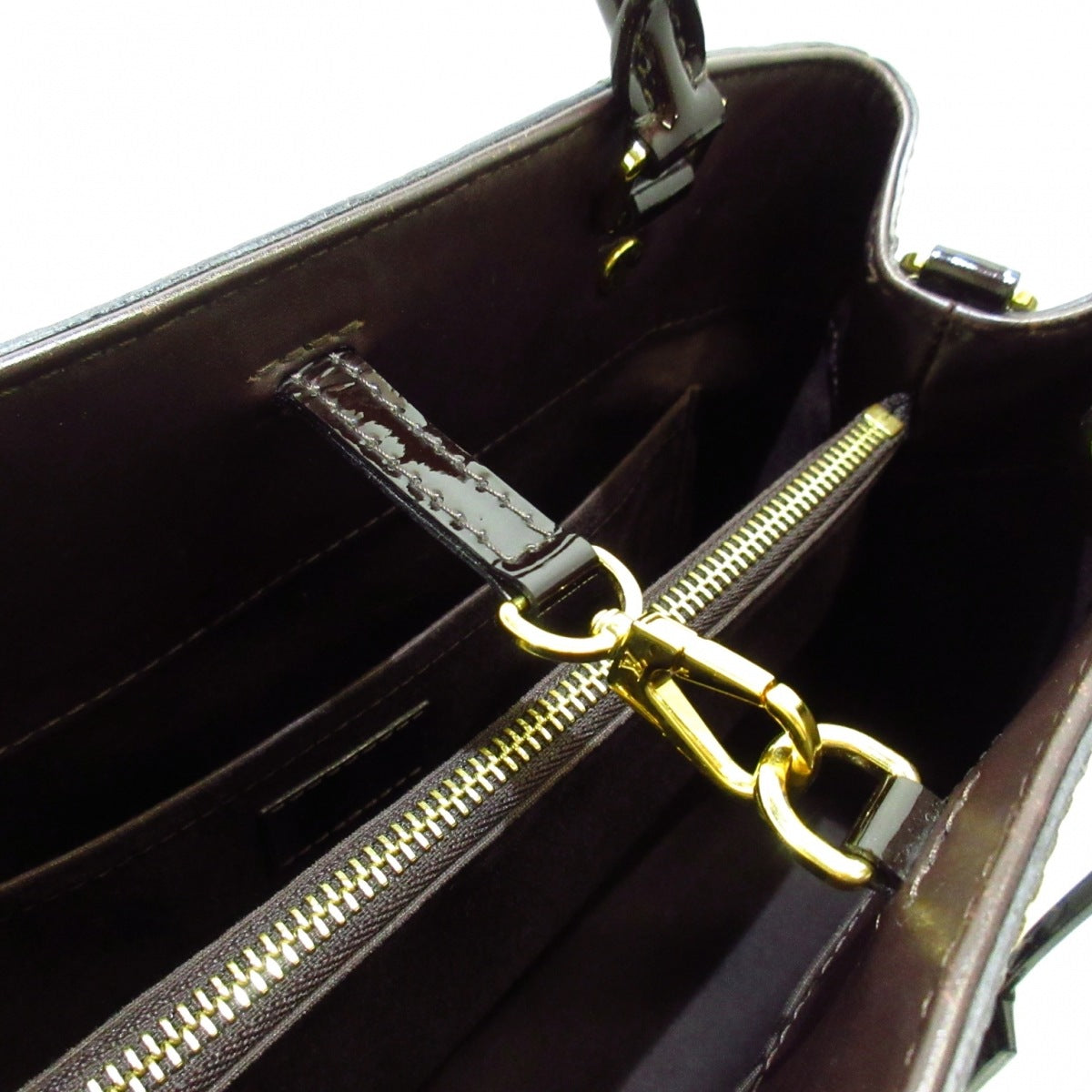Louis Vuitton Montaigne MM  Patent Leather Handbag