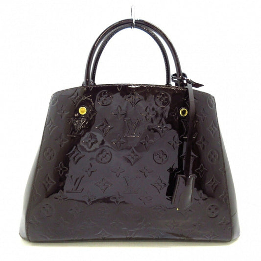 Louis Vuitton Montaigne MM  Patent Leather Handbag