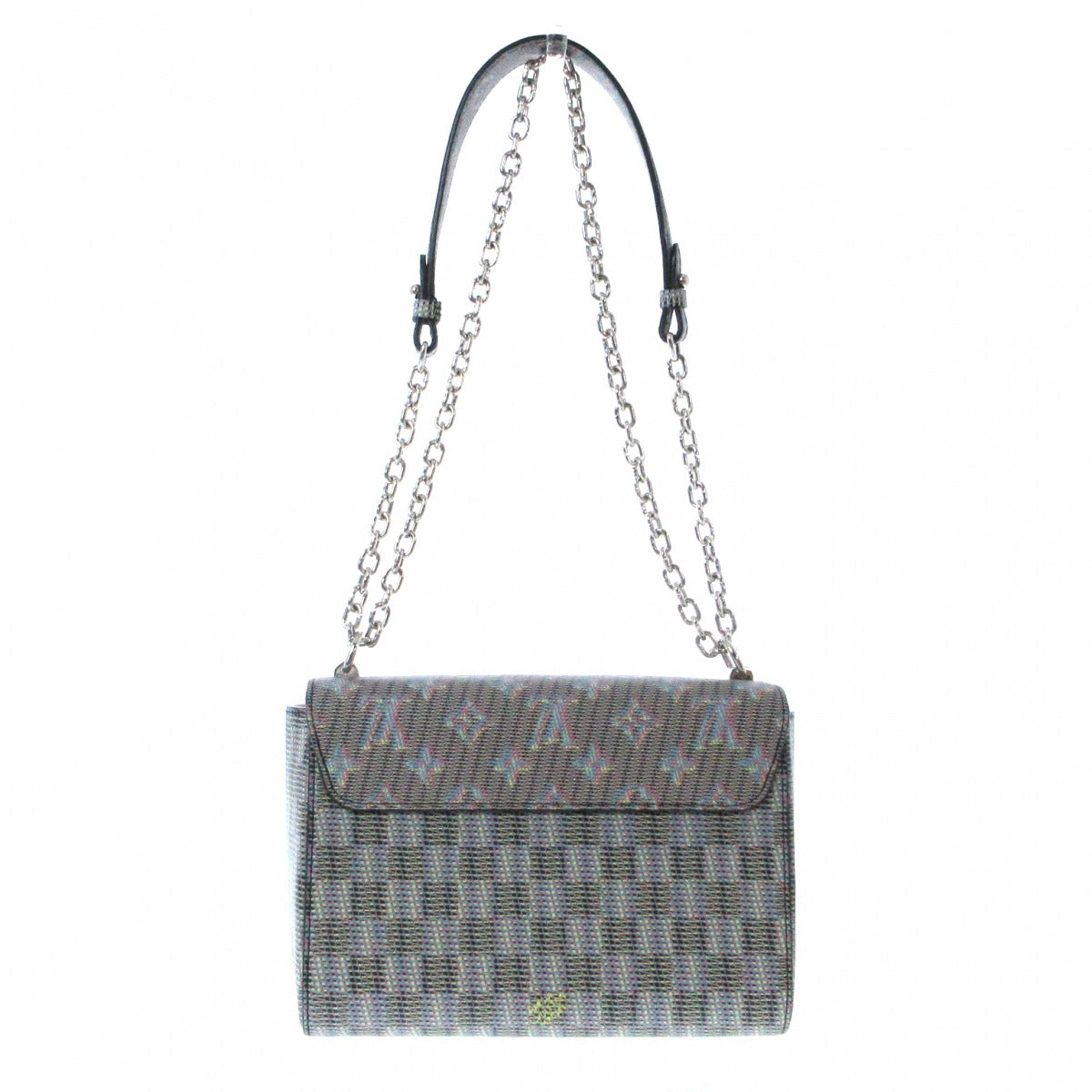 Louis Vuitton Twist MM  Printed Calf Leather Shoulder Bag