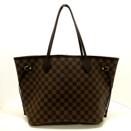 Louis Vuitton Neverfull MM Damier Canvas Tote Bag