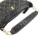 CHANEL Wild Stich Matelasse Lamb Skin Shoulder Bag Black A20663