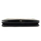 CHANEL Matelasse Leather Shoulder Bag Chain On Wallet WOC Black
