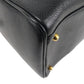 CHANEL Caviar Skin 2WAY Boston Bag Shoulder Bag Black Gold HDW
