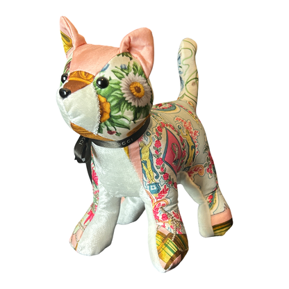 Chinoiserie   Silk Scarf Charming Kitten