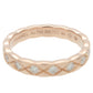 CHANEL COCO Crush Ring Mini 16P Diamond K18PG 750PG Rose Gold #46
