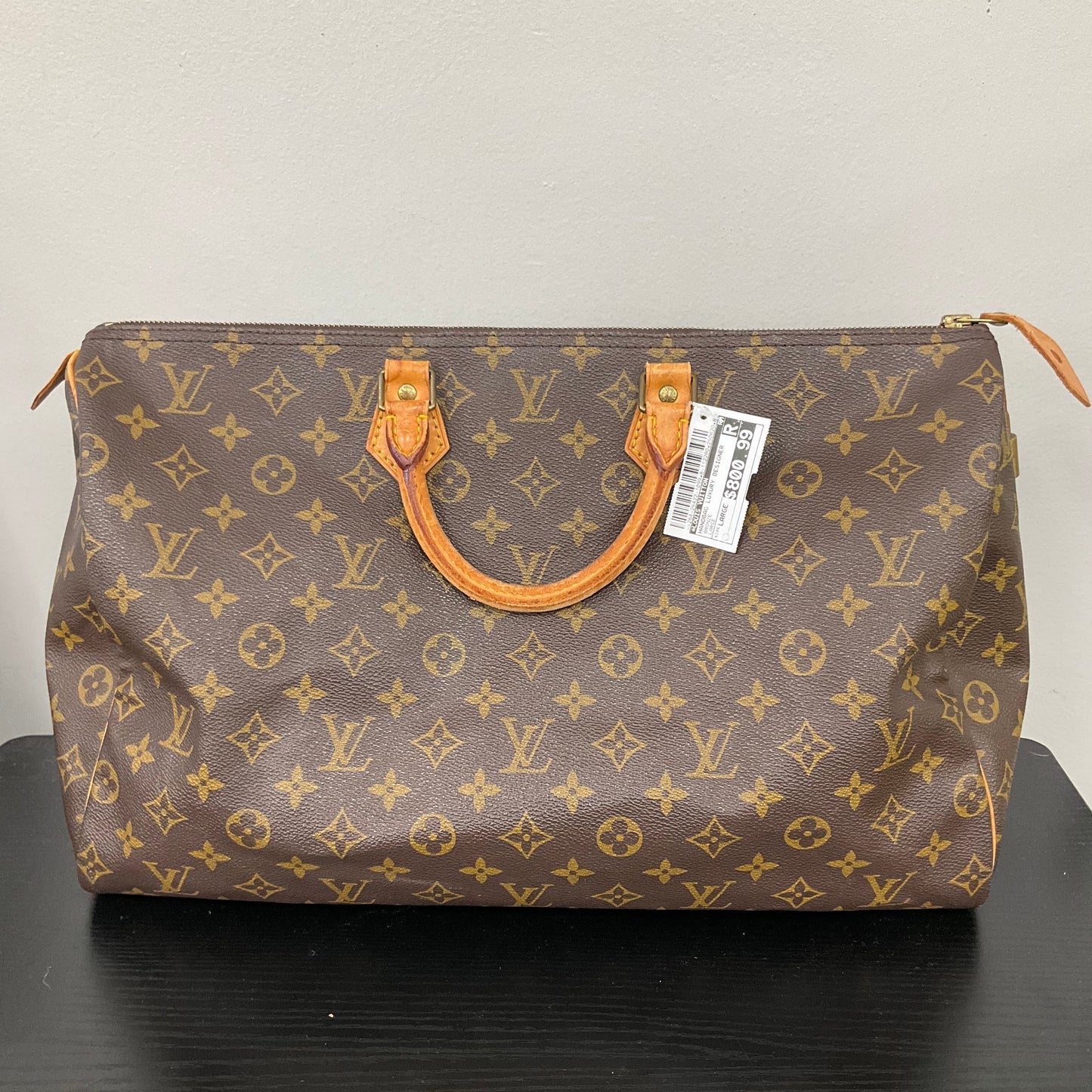 1982   Speedy 40 By Louis Vuitton In Brown Monogram, Size: 40