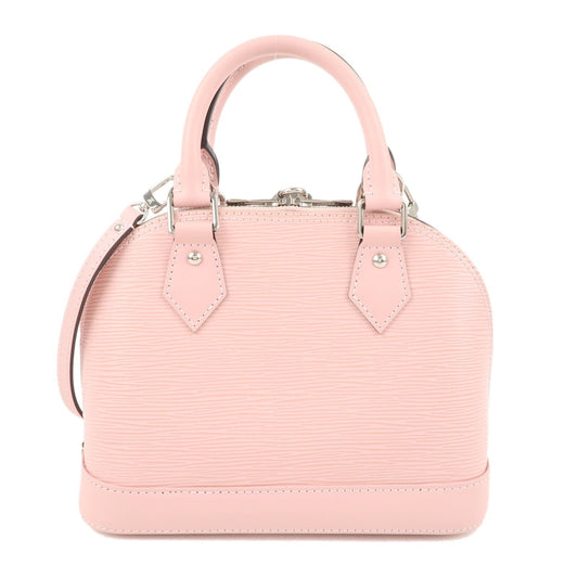 Louis Vuitton Epi Alma BB 2Way Hand Bag Rose Ballerine M41327