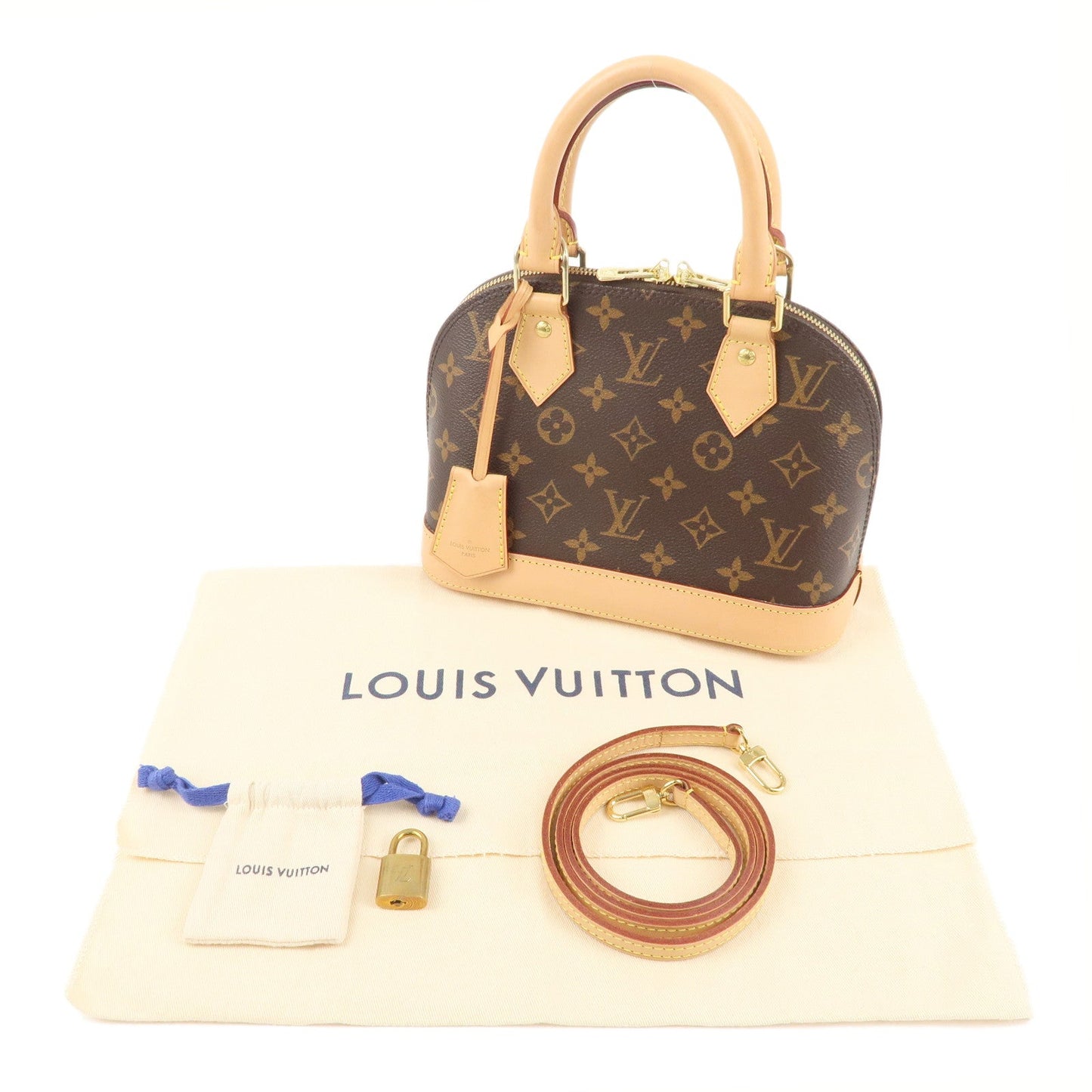 Louis Vuitton Monogram Alma BB 2Way Hand Bag Shoulder Bag M53152