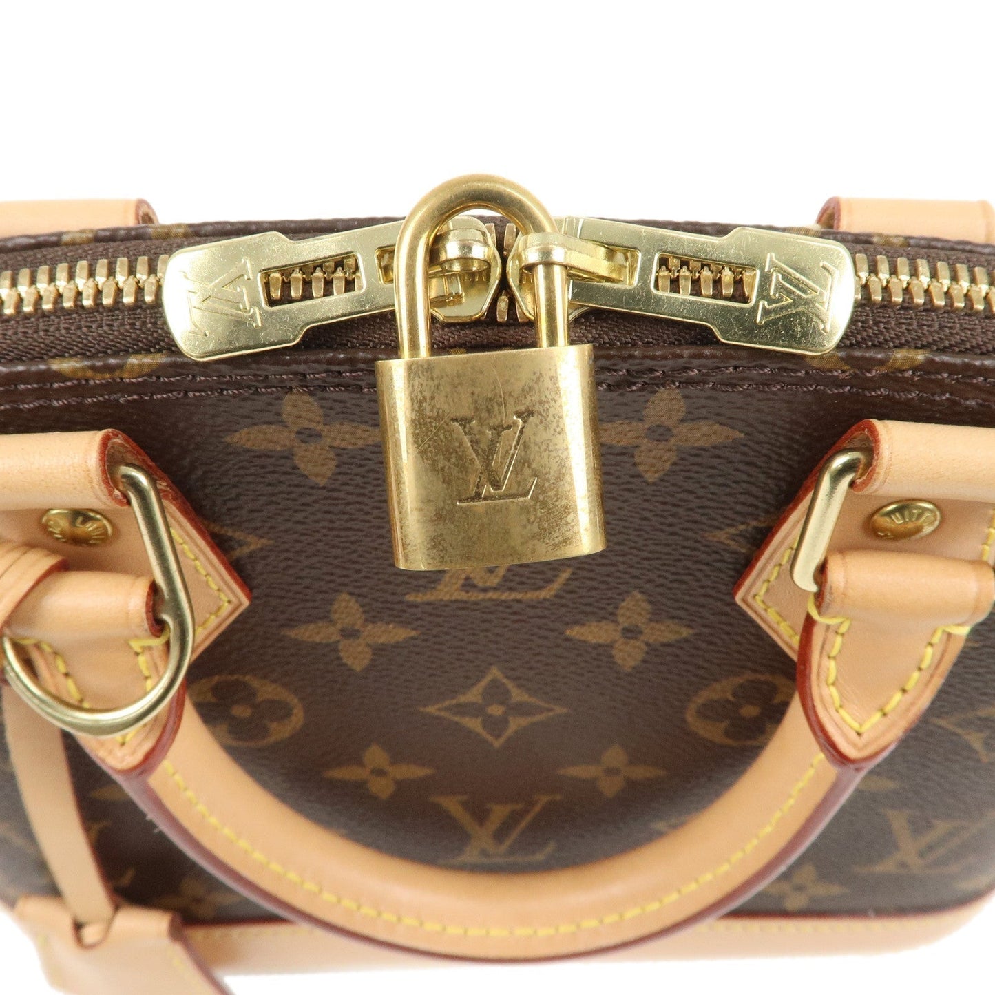 Louis Vuitton Monogram Alma BB 2Way Hand Bag Shoulder Bag M53152