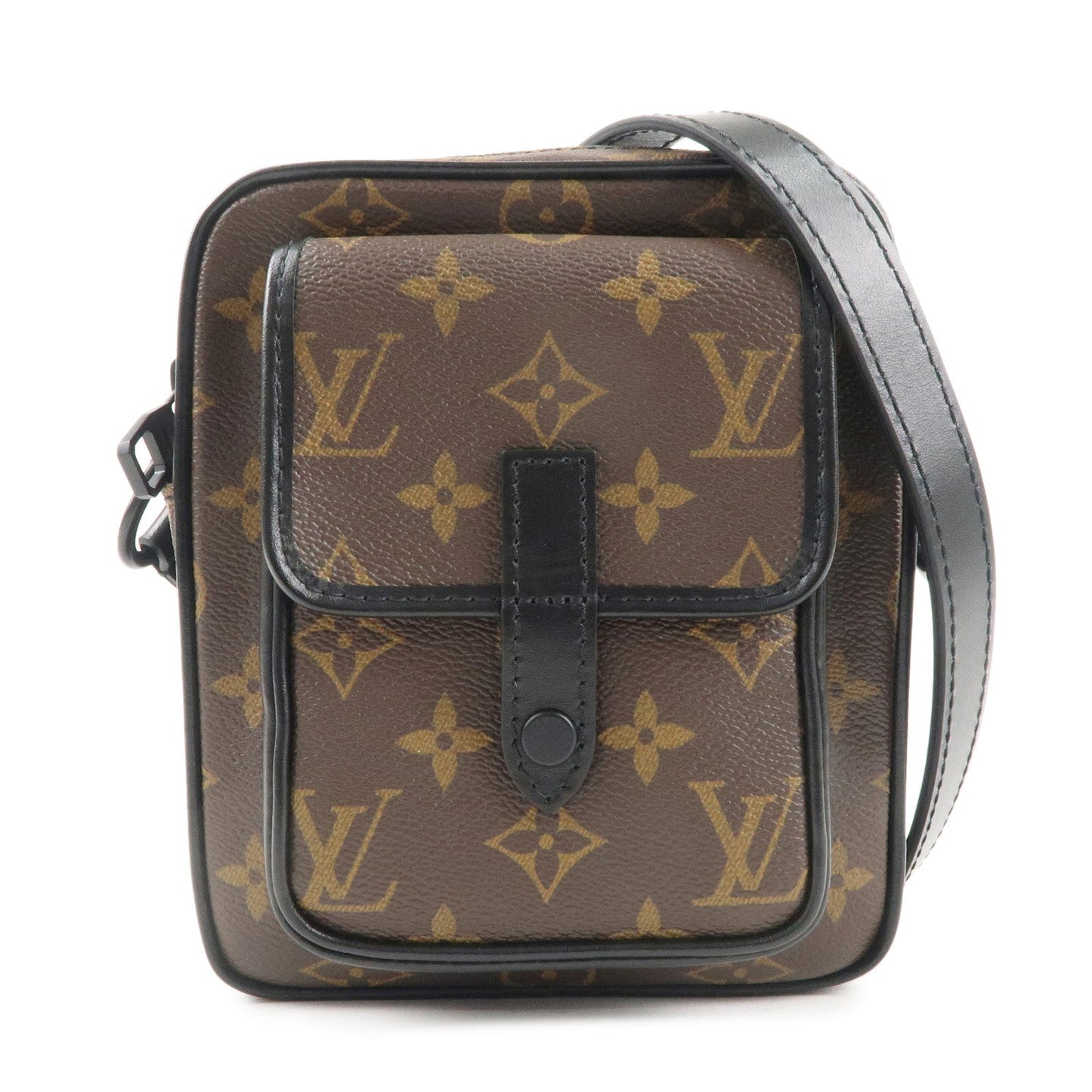 Louis Vuitton Monogram Maccasar Christopher Shoulder Bag M69404