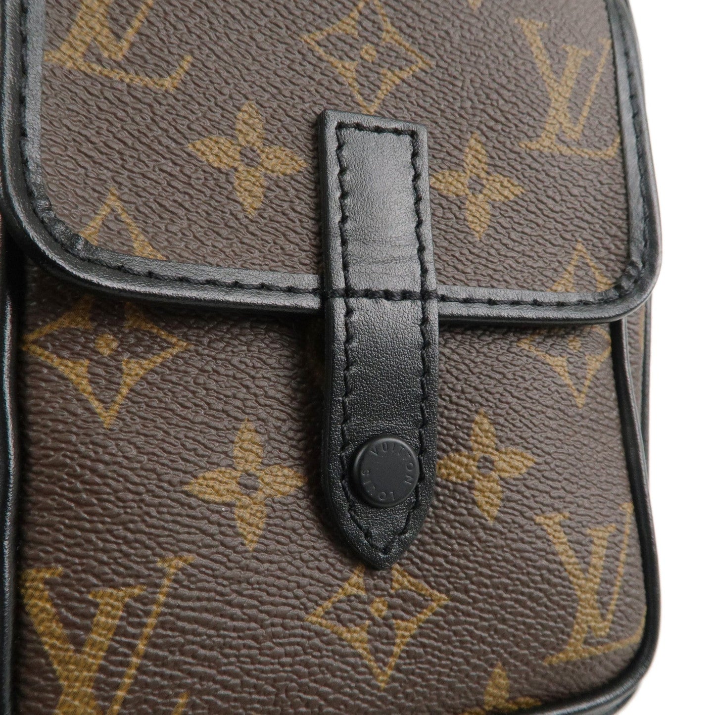Louis Vuitton Monogram Maccasar Christopher Shoulder Bag M69404