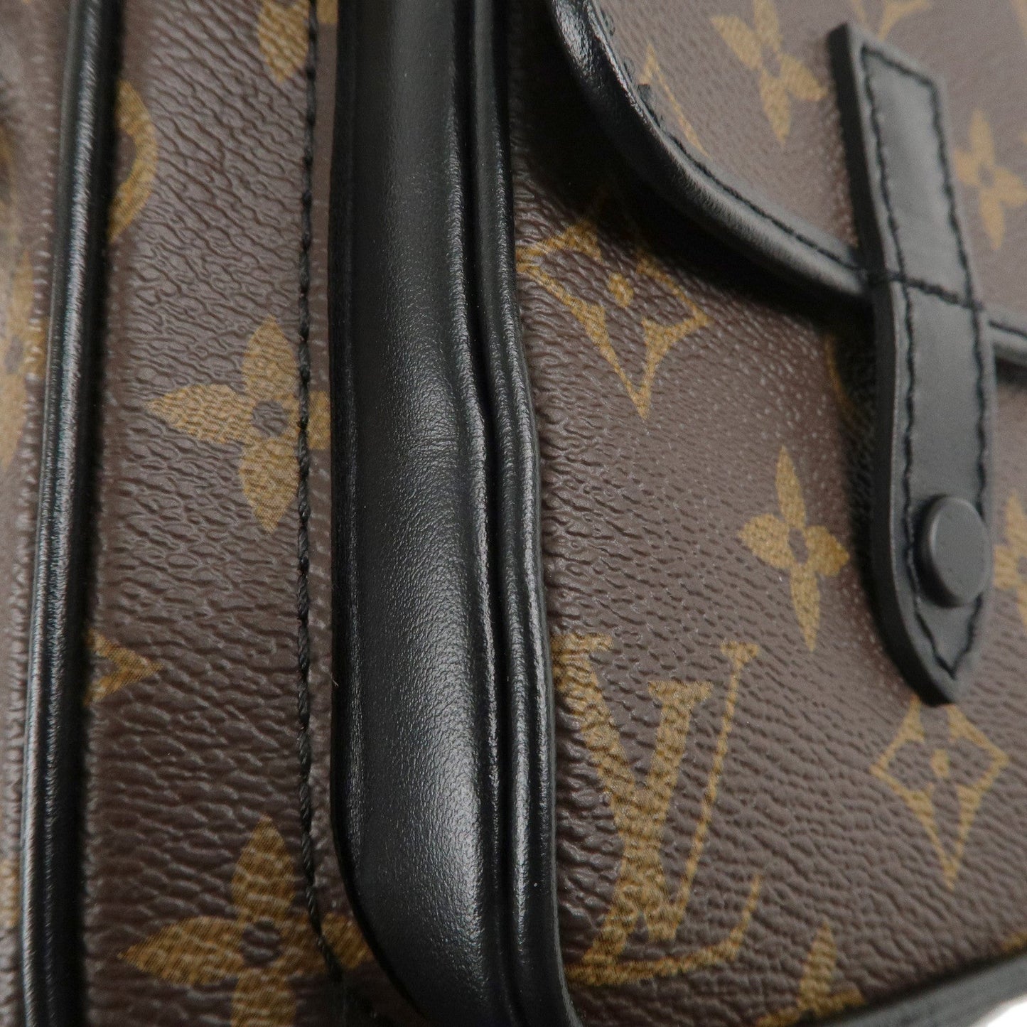Louis Vuitton Monogram Maccasar Christopher Shoulder Bag M69404