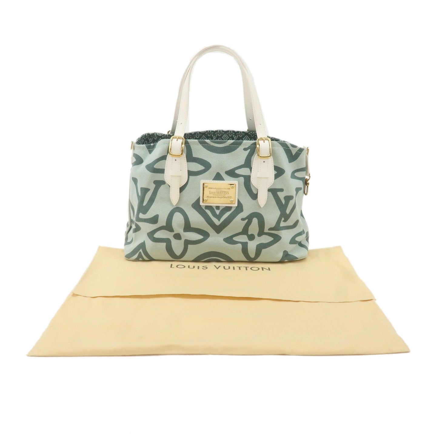 Louis Vuitton Cruise Line Tahitienne GM Shoulder Bag Green M95678