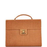 CHANEL   CC Briefcase Raffia Large