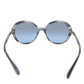 CHANEL Plastic Metal Chain Motif Sunglasses 56??20 140 Black 5353-A  d