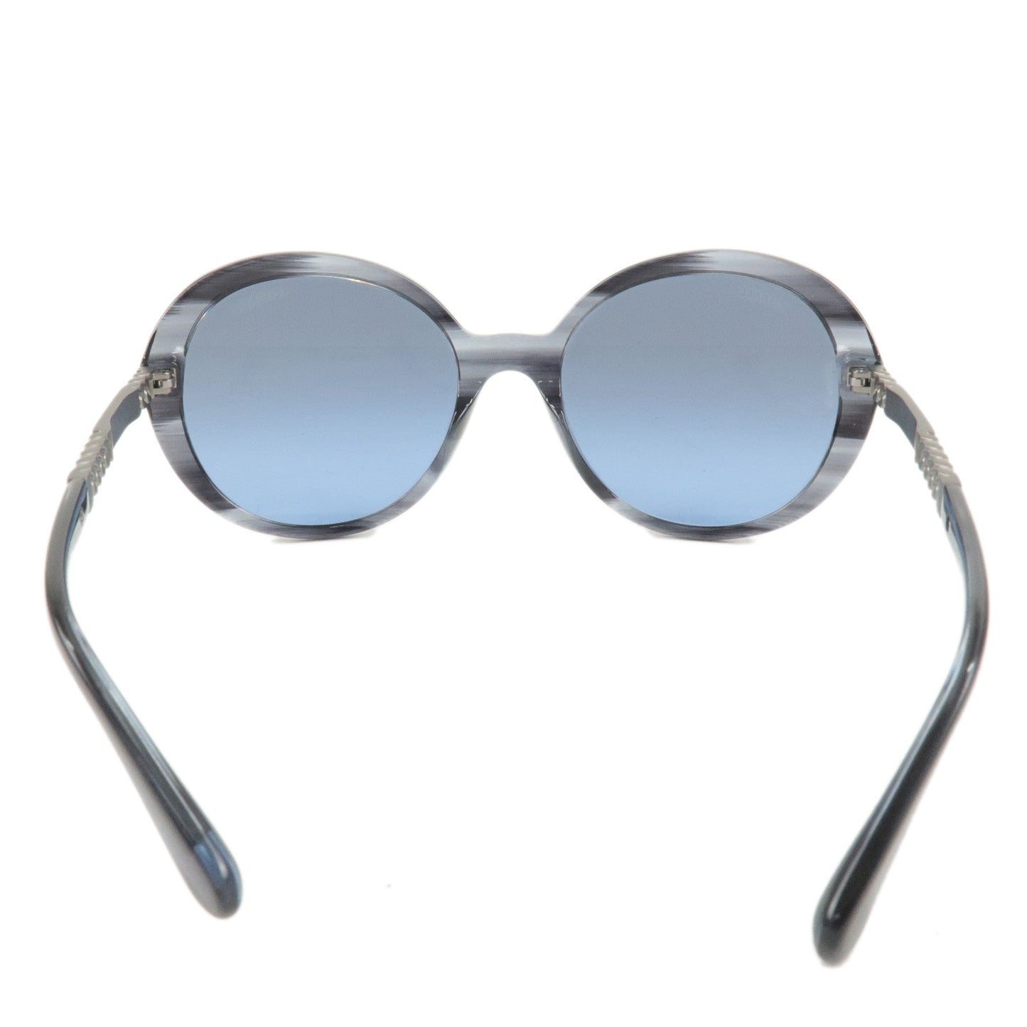 CHANEL Plastic Metal Chain Motif Sunglasses 56??20 140 Black 5353-A  d