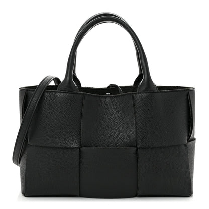 Bottega Veneta Nappa Maxi Intrecciato Mini Arco Tote Black