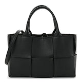 Bottega Veneta Nappa Maxi Intrecciato Mini Arco Tote Black