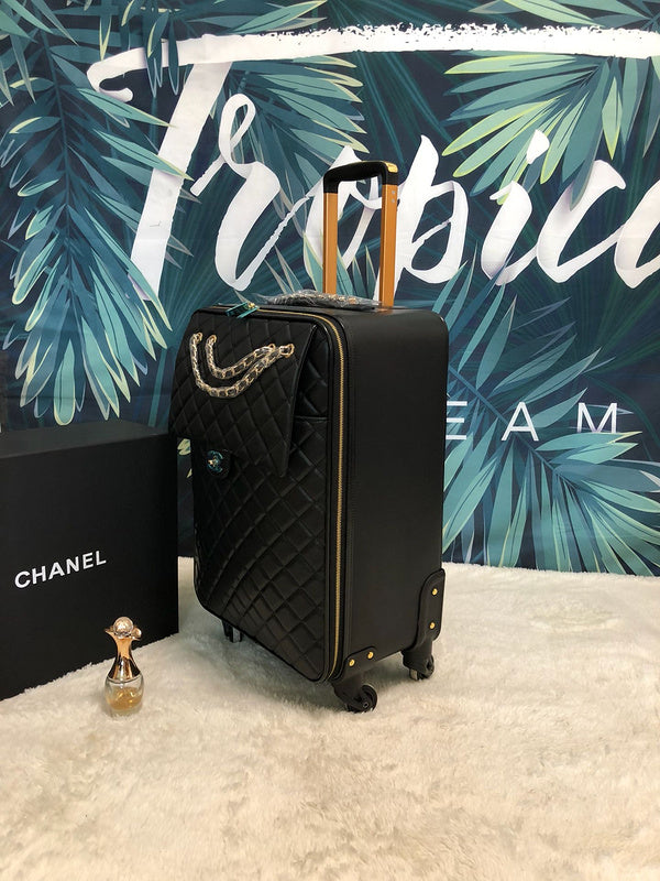 Chanel Carry On Luggage Travel Trolley For Women