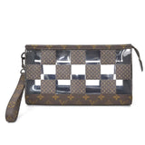 Louis Vuitton Pochette  Canvas Clutch Bag