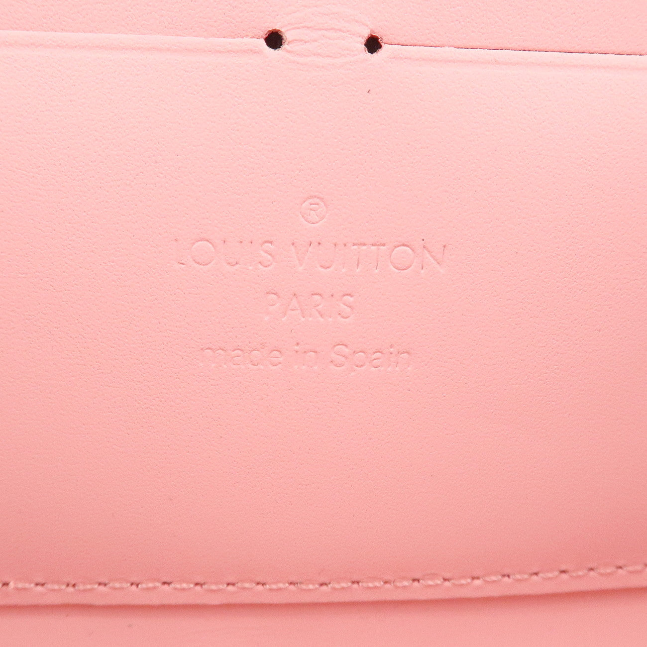 Louis Vuitton Monogram Vernis Jungle Dot Zippy Wallet Pink M41912