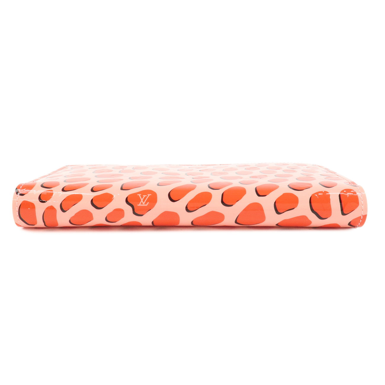 Louis Vuitton Monogram Vernis Jungle Dot Zippy Wallet Pink M41912