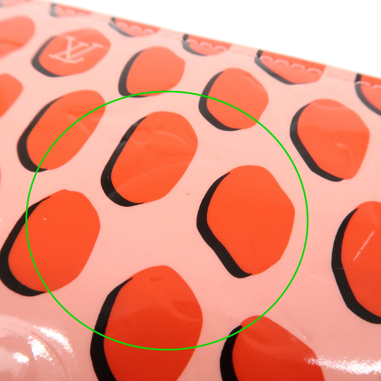 Louis Vuitton Monogram Vernis Jungle Dot Zippy Wallet Pink M41912