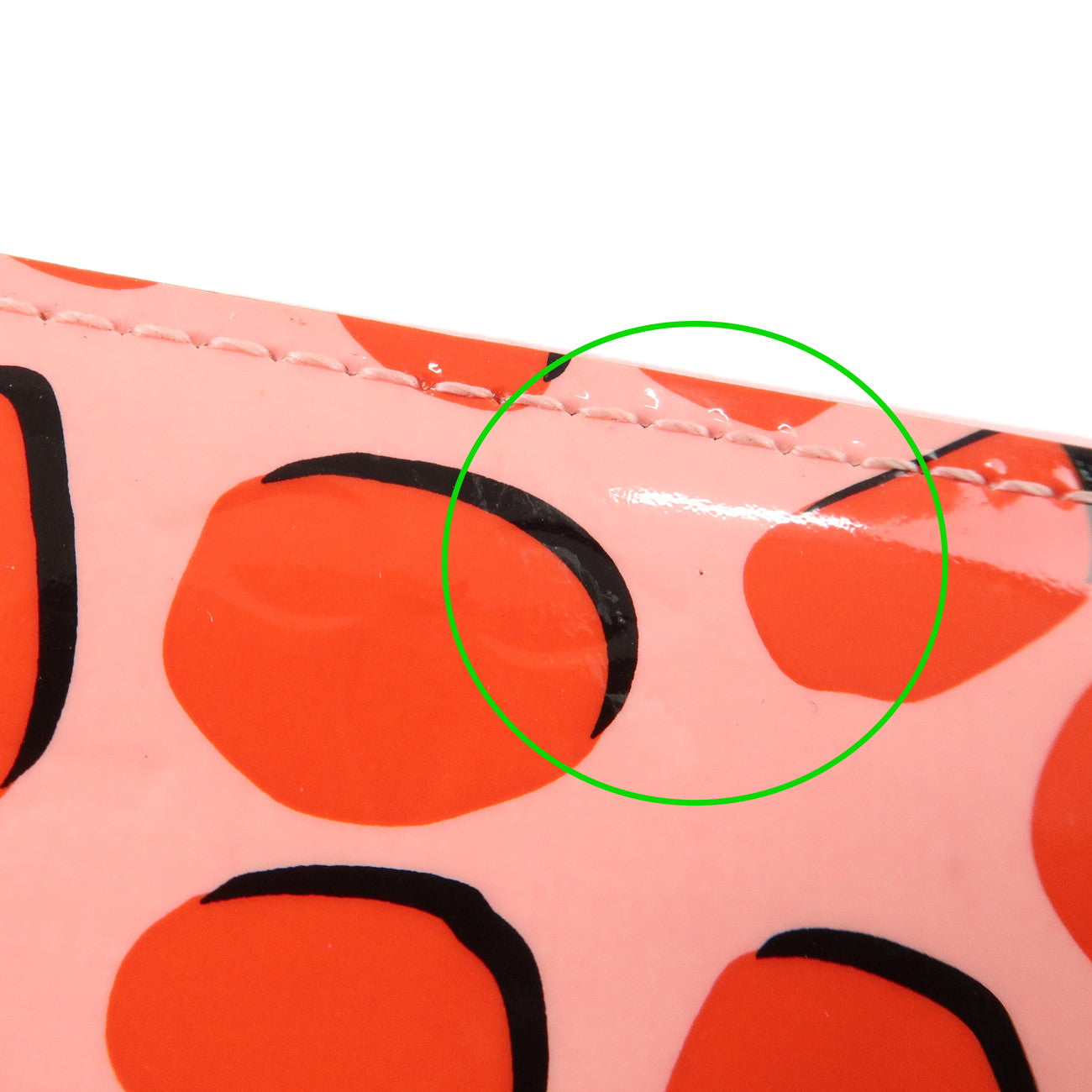 Louis Vuitton Monogram Vernis Jungle Dot Zippy Wallet Pink M41912