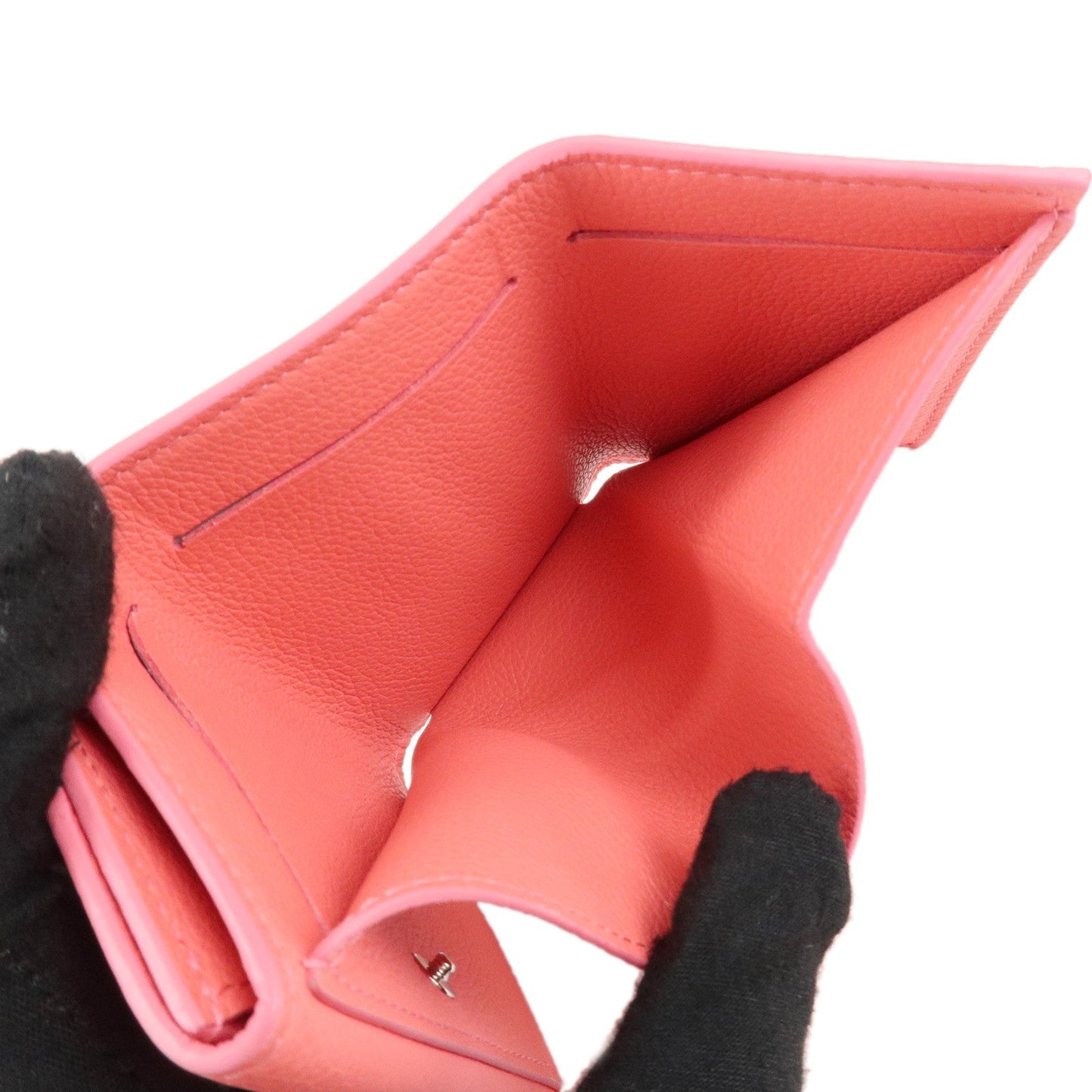 Louis Vuitton Portefeuille Lock Mini Tri-fold Wallet Pink M67858