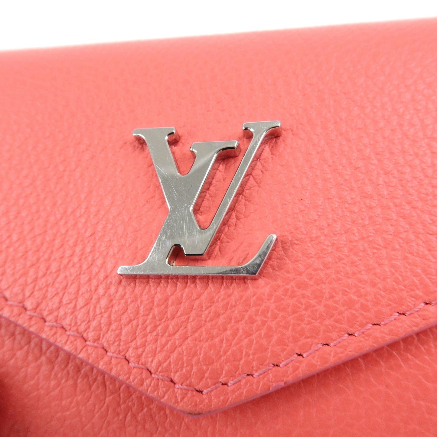 Louis Vuitton Portefeuille Lock Mini Tri-fold Wallet Pink M67858