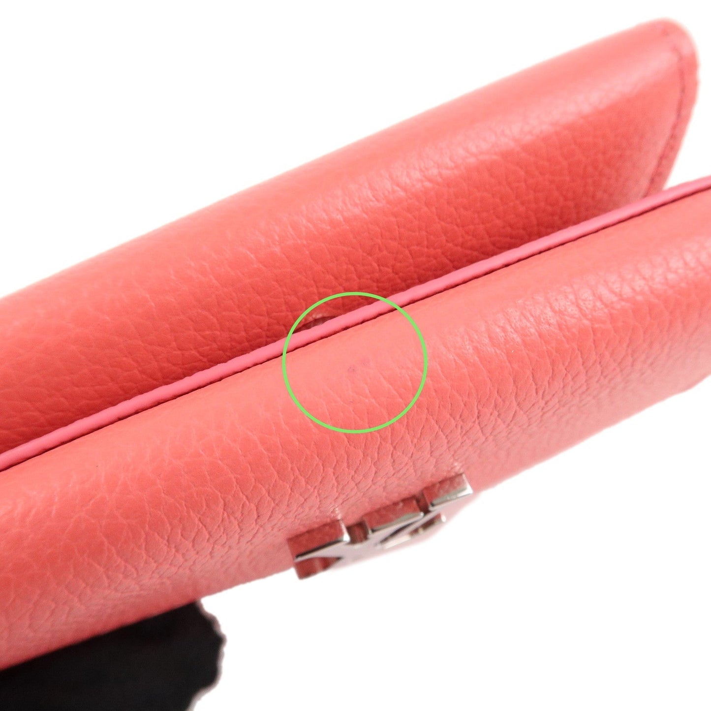Louis Vuitton Portefeuille Lock Mini Tri-fold Wallet Pink M67858