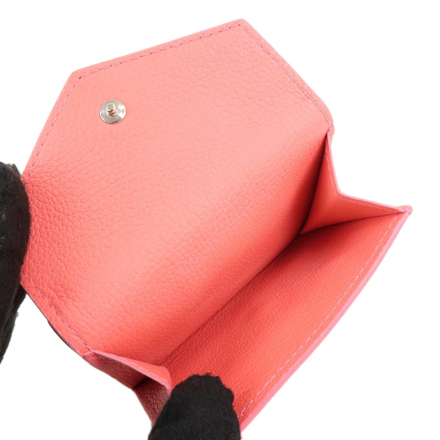 Louis Vuitton Portefeuille Lock Mini Tri-fold Wallet Pink M67858