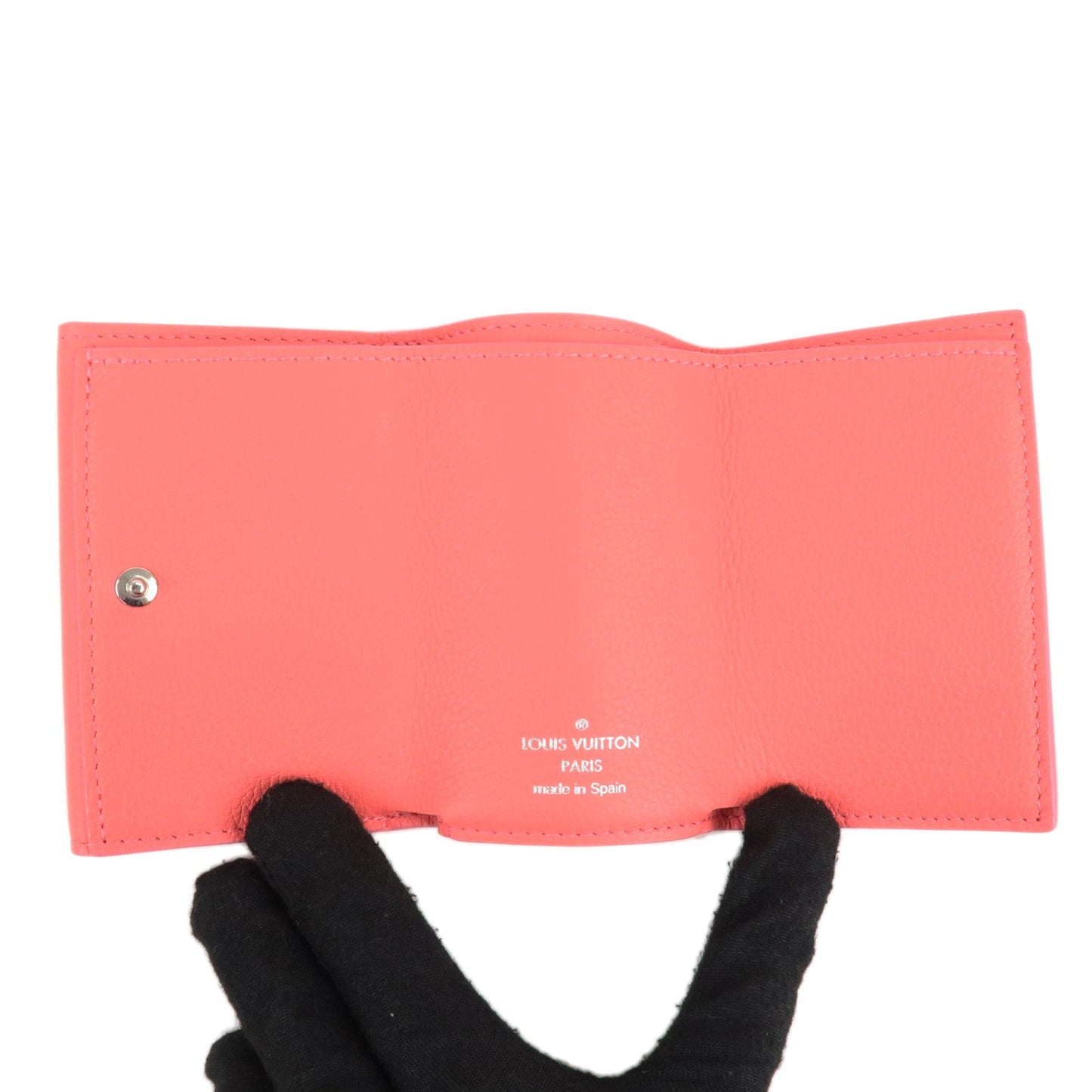 Louis Vuitton Portefeuille Lock Mini Tri-fold Wallet Pink M67858