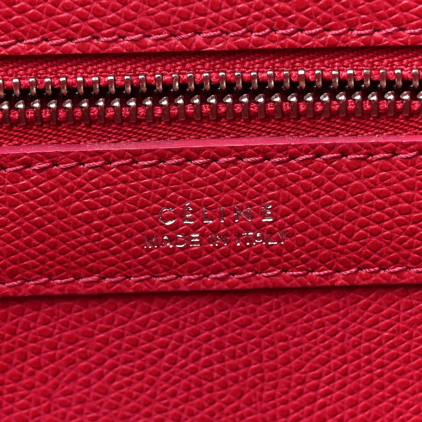 Celine Grained Calfskin Medium Horizontal Cabas Phantom Pink